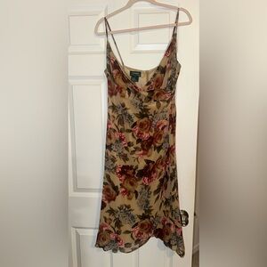 Ralph Lauren 100% Silk Floral Dress